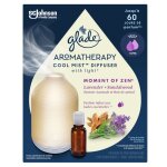 Glade - pack de 3 aromatherapie - diffuseur electricque huiles essentielles - moment of zen lavande & ...
