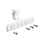 Glissire pour porte de rfrigerateur encastrable, plastique, coloris blanc