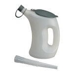 Gobelet degr�su� 5 l avec couv. et capuchon prot. / sortie flex hdpe pressol