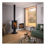 Godin - 388145000053 - poêle à bois mazamet peint anthracite 388145anth Godin - 388145000053 - poêle à bois mazamet peint anthracite 388145anth