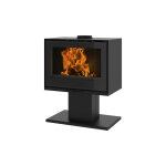 Godin - pole  bois 10kw noir 411202anth