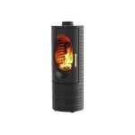 Godin talisman - pole - pose au sol - peinture noire