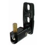 Gond de portail r�glable sur platine a visser - l 60 a 85 mm - blanc tirard