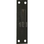 Gond sur platine acier pr�peint, h. 120x diam. 16 mm