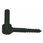 Gond à vis bois en acier zingué noir - pivot 12 mm - longueur 60 mm torbel Gond à vis bois en acier zingué noir - pivot 12 mm - longueur 60 mm torbel