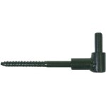 Gond à vis bois cataphorèse noir Ø14 ing fixations pour double volet - tirefond 12x160 - a000810 Gond à vis bois cataphorèse noir Ø14 ing fixations pour double volet - tirefond 12x160 - a000810