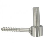 Gond a vis bois - en inox 316 - portail et portillon - 14 x 130 mm burgaud