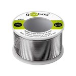 Goobay bobine 100g fil  souder etain sans plomb diam 1 mm 0. 3% silver 0. 7% copper 96. 5%
