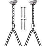 Gothicana by emplot de 2 crochets de suspension en bois pour balancelle de hamac - vis de suspension ...