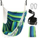 Gothicana by empsiges suspendus chaise suspendue hamac 2 oreillers inclus, sangles et crochets solides ...