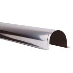 Goulotte inox de protection 1ml - largeur 60mm pour tube 22