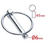 Goupille clips de securite diametre 6mm x longueur 45mm universel motoculteur remorque tondeuse moto ... Goupille clips de securite diametre 6mm x longueur 45mm universel motoculteur remorque tondeuse moto ...