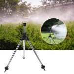 Goutte � goutte d'irrigation plante jardin outils en acier inoxydable tr�pied arroseur d'impulsion pelouse ...