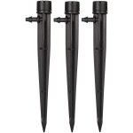 Goutteurs d'irrigation de jardin pour tube de 4 mm / 7 mm 360 degrés 8 trous réglables système d'irrigation ... Goutteurs d'irrigation de jardin pour tube de 4 mm / 7 mm 360 degrés 8 trous réglables système d'irrigation ...