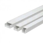 Gouttière adhésive avec couvercle 16x16 mm x 2 m. Gouttière adhésive avec couvercle 16x16 mm x 2 m.