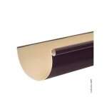 Gouttire demi - ronde pvc girpi dv. 25 cm ardoise l. 4 m