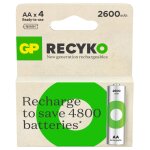 Gp batteries recyko pro gprck260aa129c4 pile domestique batterie rechargeable aa hybrides nickel - m�tal ...