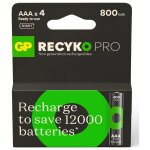 Gp batteries recyko pro gprcp80aaa174c4 pile domestique batterie rechargeable aaa hybrides nickel - m�tal ...