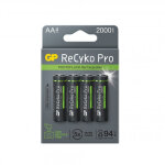 Gp recyko pro lr6 / aa 2000mah - pack de 4 accus pro rechargeables nimh - special photoflash