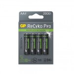 Gp recyko pro lr6 / aa 2000mah - pack de 4 accus pro rechargeables nimh - special photoflash Gp recyko pro lr6 / aa 2000mah - pack de 4 accus pro rechargeables nimh - special photoflash