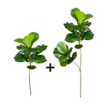 Grand arbre ficus artificiel 70 - 135cm, fausses plantes en caoutchouc, branche de feuilles de violon ... Grand arbre ficus artificiel 70 - 135cm, fausses plantes en caoutchouc, branche de feuilles de violon ...