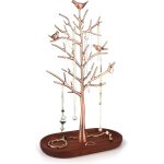 Grand porte - bijoux en mtal d'arbre pour bagues, boucles d'oreilles, colliers, bracelets, etc