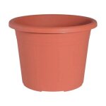 Grand pot de fleur terracotta cylindrique 60cm - 72 litres