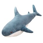 Grand requin en peluche douce 60 / 140cm, poup�e, animal en peluche, oreiller de chambre a coucher, d�coration ...