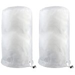Grand sac de protection d'hiver non tiss 140 x 200 cm avec cordon de serrage - protection contre le ...