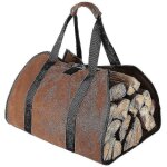 Grand sac de transport de bûches en toile, 38 x 18 pouces, sac fourre - tout ciré robuste pour poêles ... Grand sac de transport de bûches en toile, 38 x 18 pouces, sac fourre - tout ciré robuste pour poêles ...