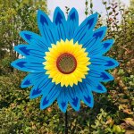 Grande éolienne tournesol pour cour et jardin, sculptures à vent extérieures, cadeaux d'anniversaire ... Grande éolienne tournesol pour cour et jardin, sculptures à vent extérieures, cadeaux d'anniversaire ...