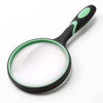 Grande loupe de lecture portative 20x pour personnes ages et enfants ? lentille grossissante en verre ...