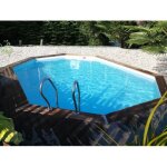 Gre 3665872048474 piscine hors sol oval bois