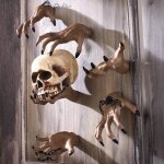 Griffe de main du diable, dcoration d'horreur, pendentif de bras, dcoration murale, pendentif de salon, ...