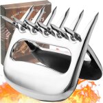 Griffes d'ours pour barbecue, vaisselle de barbecue en acier inoxydable antirouille, patte d'ours pour ... Griffes d'ours pour barbecue, vaisselle de barbecue en acier inoxydable antirouille, patte d'ours pour ...