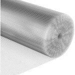 Grillage galvanis� a mailles fines 1x10m - id�al voli�res, poules, lapins, anti - campagnols, 6x6mm, ...