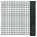 Grillage plastifié à mailles carrées 1m x 10 m, mailles 12 x 12 mm Grillage plastifié à mailles carrées 1m x 10 m, mailles 12 x 12 mm