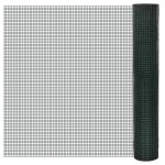 Grillage pour voli�re acier galvanis� 1x25 m vert