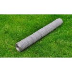 Grillage pour voli�re acier galvanis� 25 x 0, 75 m argent�