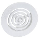 Grille d'a�ration contre cloisons pour tube de 35mm, avec moustiquaire - b33 nicoll