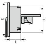 Grille d'aration intrieure  fermeture - Ø 125 mm - fatm125 nicoll