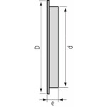 Grille d'aration ronde pour tuyau fibrociment - Ø 125 mm - bc135 nicoll