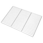 Grille de bbq vidaxl avec poign�es rectangulaire 50x35 cm en acier inoxydable 304