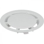 Grille et bride pvc antibact�rien blanc Ø192 mm pour sols plastique nicoll