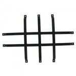 Grille de d�fense pour hublot rond noir tirard