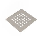 Grille d'ecoulement de douche en acier inoxydable chrome muse