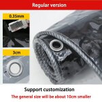 Grille impermable en pvc semi - transparent, visualisation de 0. 35mm, isolation epaissie, pergola de ...