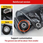 Grille impermable en pvc semi - transparent, visualisation de 0. 35mm, isolation epaissie, pergola de ...