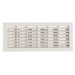 Grille de ventilation 100x279mm, � visser ou � coller, 150cm2 - fb151 nicoll