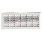 Grille de ventilation 108x314mm, avec moustiquaire, � visser ou � coller - b211 nicoll